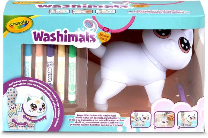 Crayola, Inc. Kūrybinis rinkinys Crayola Washimals Big Jenny 74-7518, 7 d.