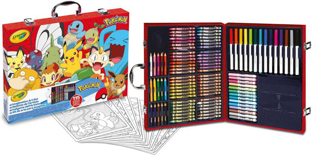 Crayola, Inc. CRAYOLA lagaminėlis Art Case Pokemon, 04-2931