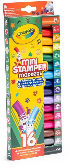 Crayola, Inc. CRAYOLA mini antspaudukai Mini Stamper With Emoji Tips, 58-8741