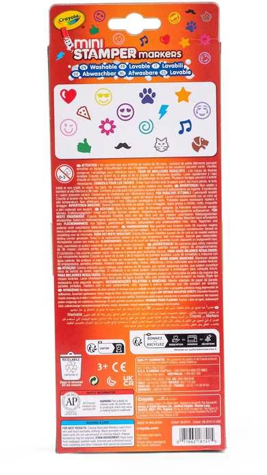 Crayola, Inc. CRAYOLA mini antspaudukai Mini Stamper With Emoji Tips, 58-8741
