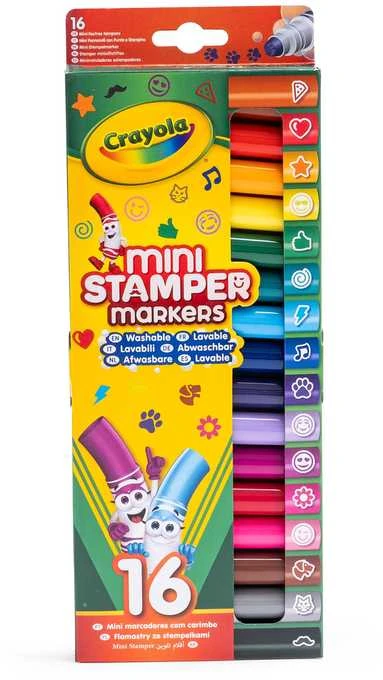 Crayola, Inc. CRAYOLA mini antspaudukai Mini Stamper With Emoji Tips, 58-8741
