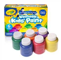 Crayola, Inc. CRAYOLA nuplaunami dažai, 6 vnt., 54-1204