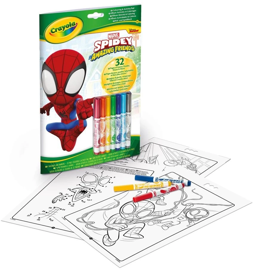 Crayola, Inc. CRAYOLA spalvinimo rinkinys Color & Activity Spidey, 04-2809G
