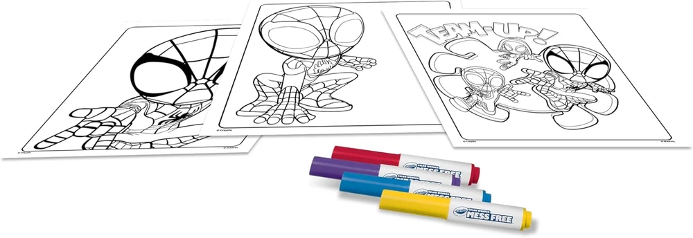 Crayola, Inc. CRAYOLA spalvinimo rinkinys Color Wonder Spidey, 75-4611