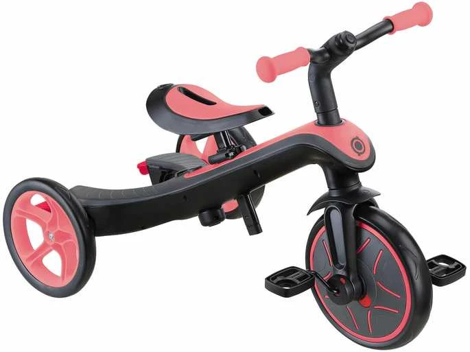 Daugiafunkcinis triratukas Globber Explorer Trike 4in1, rožinis 632-110
