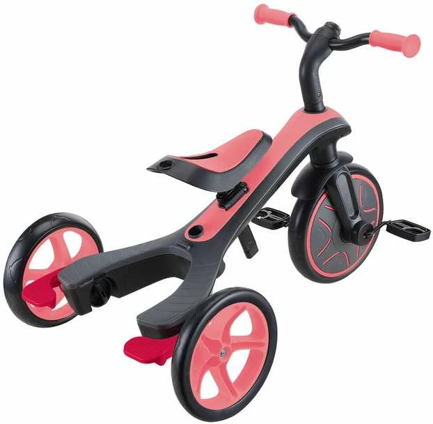Daugiafunkcinis triratukas Globber Explorer Trike 4in1, rožinis 632-110