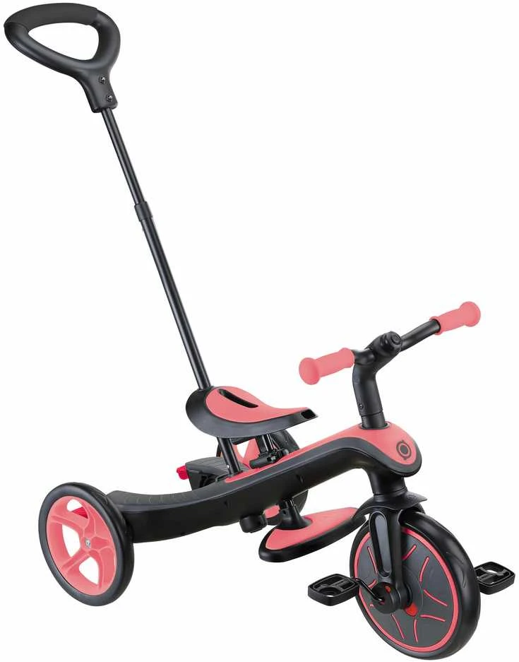 Daugiafunkcinis triratukas Globber Explorer Trike 4in1, rožinis 632-110