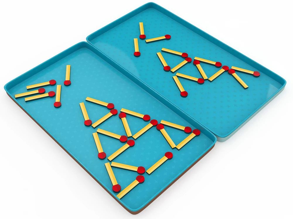 Dėlionė PURPLE COW kelioninis žaidimas Matchstick Puzzles (LT, LV, EE), 6886