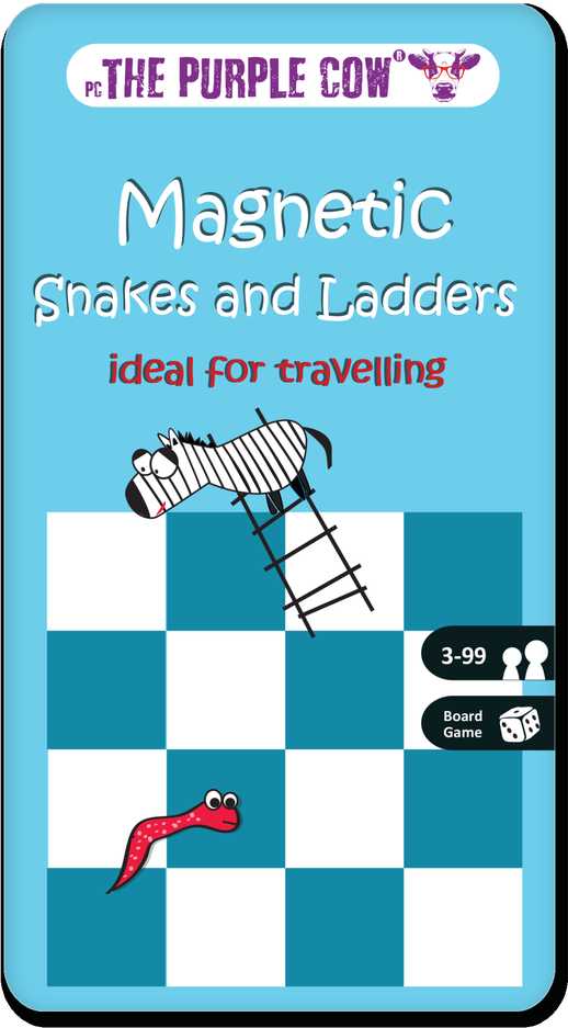 Dėlionė PURPLE COW kelioninis žaidimas Snakes & Ladders (LT, LV, EE), 544