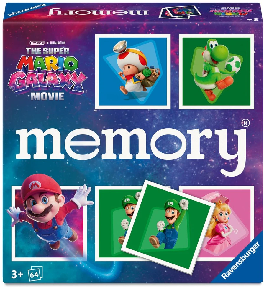 Dėlionė RAVENSBURGER memory® Super Mario kortelių žaidimas, 25105 6