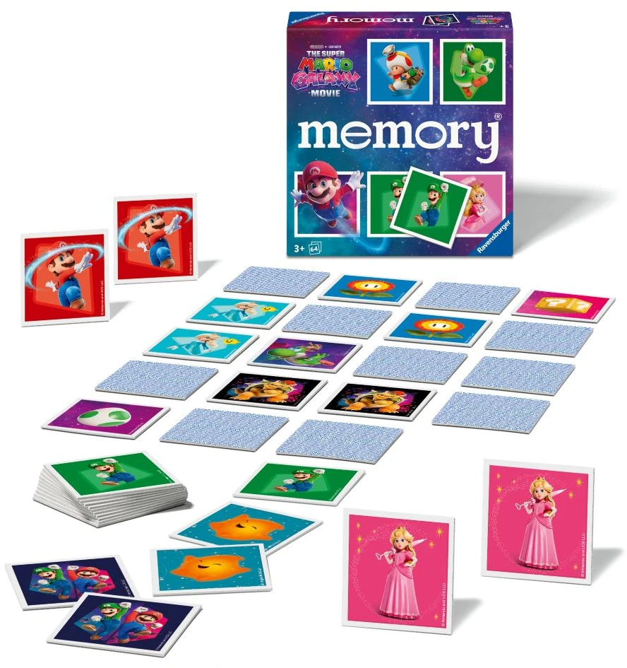 Dėlionė RAVENSBURGER memory® Super Mario kortelių žaidimas, 25105 6