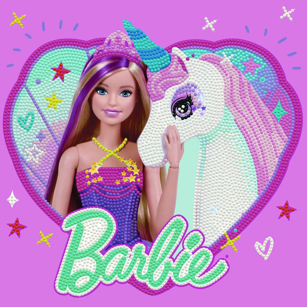 Diamond Dotz DIAMOND DOTS kūrybinis rinkinys piešimas deimantais Barbie I Believe, 4000 deimantų, DBX.094