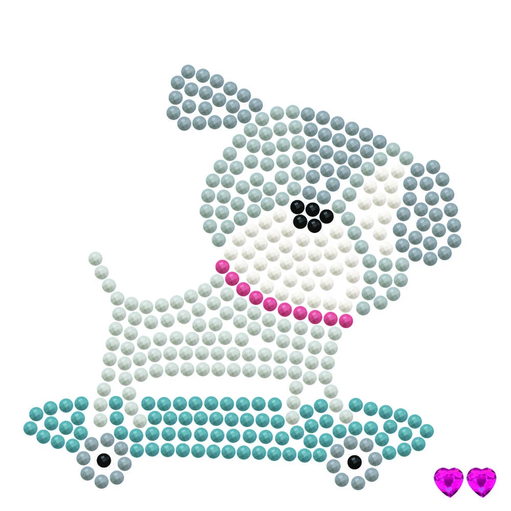 Diamond Dotz DIAMOND DOTS kūrybinis rinkinys piešimas deimantais Skate & Woof, DD1.057F