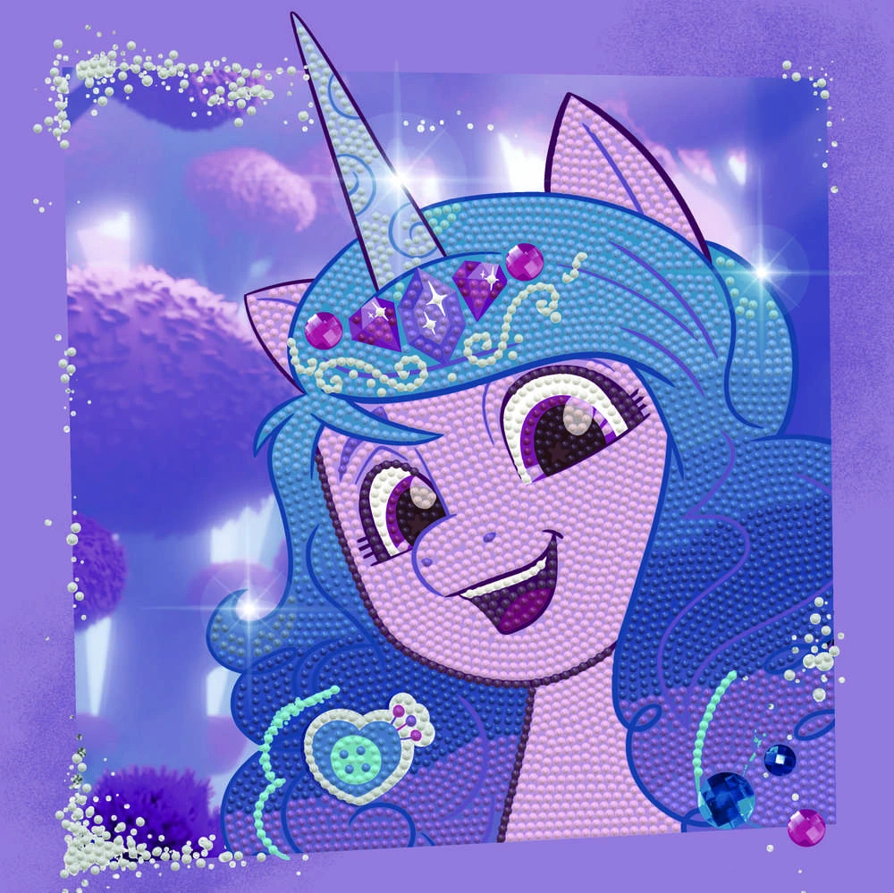 Diamond Dotz DIAMOND DOTS kūrybinis rinkinys piešimas deimantais My Little Pony Izzy Moonbow, 3406 deimantai, DBX.091