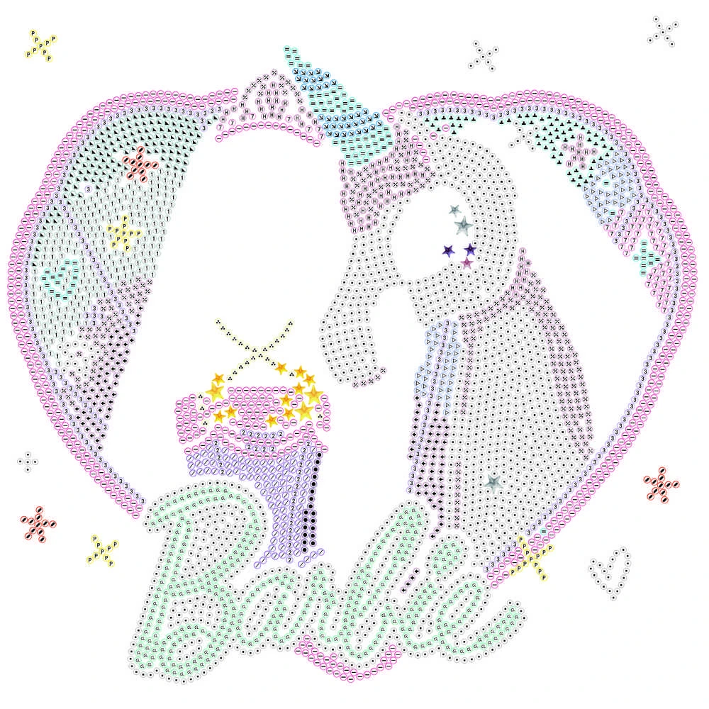 Diamond Dotz DIAMOND DOTS kūrybinis rinkinys piešimas deimantais Barbie I Believe, 4000 deimantų, DBX.094