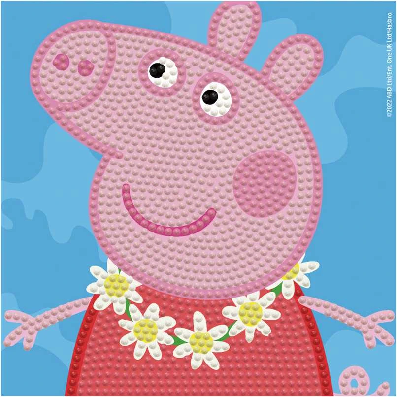 DIAMOND DOTS kūrybinis rinkinys piešimas deimantais Peppa Pig, DTZ10.010