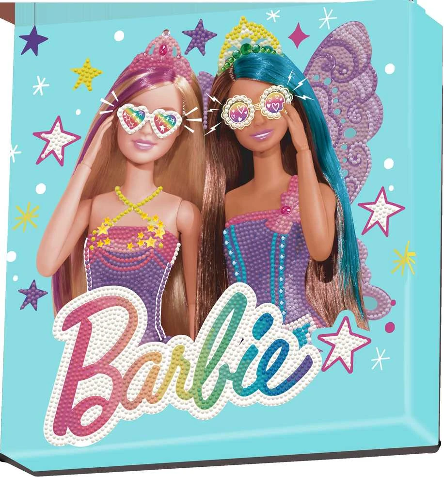 Diamond Dotz DIAMOND DOTS kūrybinis rinkinys piešimas deimantais Barbie Fantasy, 2779 deimantai, DBX.093
