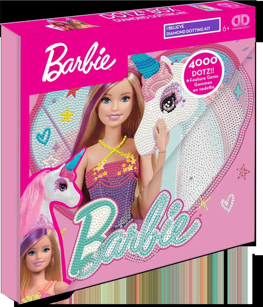 Diamond Dotz DIAMOND DOTS kūrybinis rinkinys piešimas deimantais Barbie I Believe, 4000 deimantų, DBX.094
