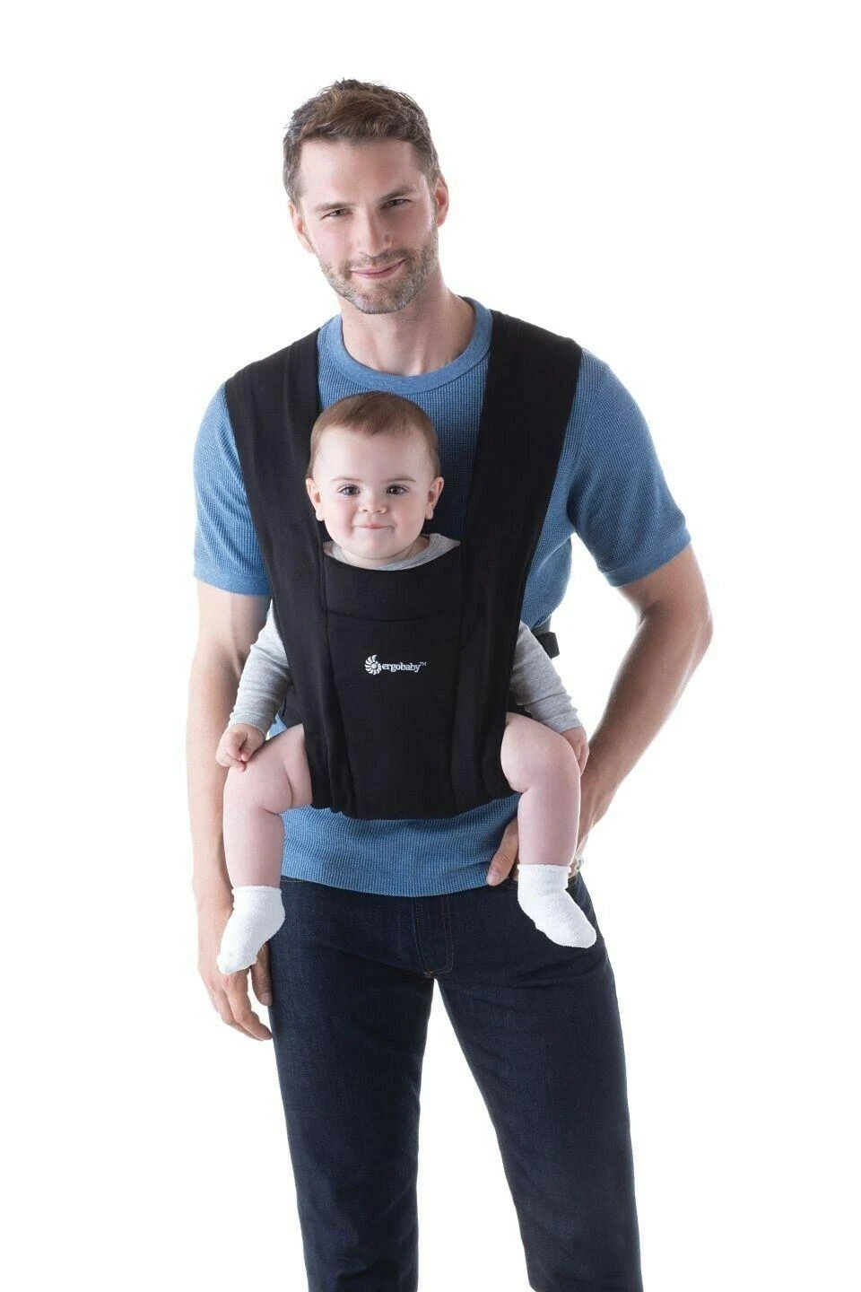 ERGOBABY nešioklė EMBRACE, grynas juodas