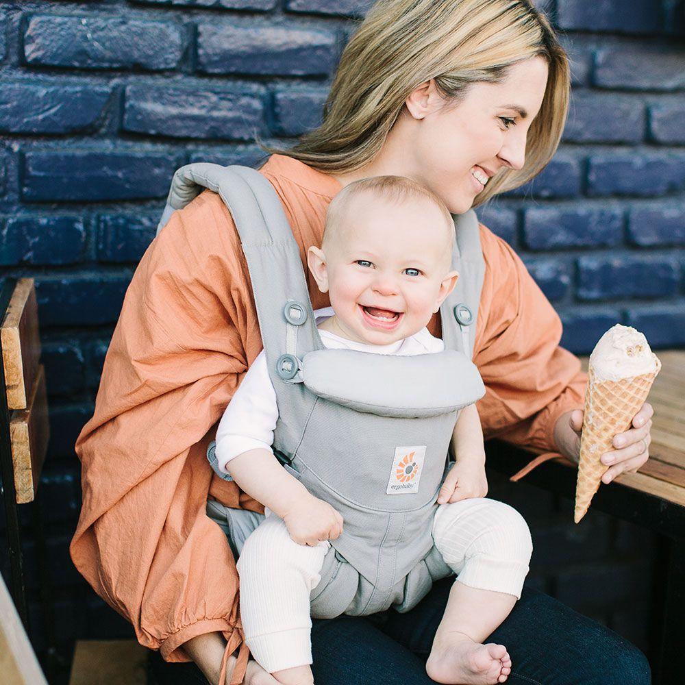 ERGOBABY nešioklė OMNI 360, perlų pilkos spalvos, BCS360GRY