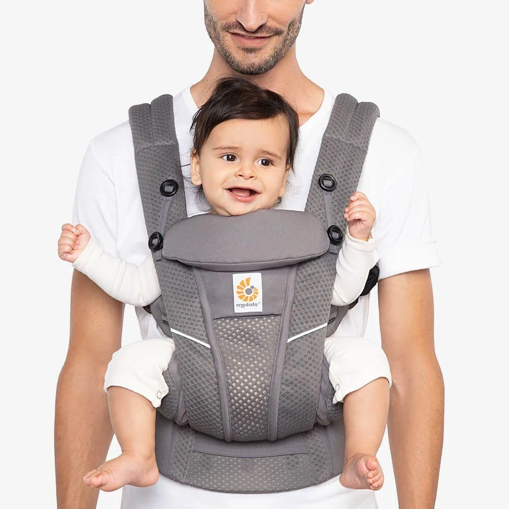 ERGOBABY nešioklė OMNI BREEZE, grafito pilkos spalvos, BCZ360PGRAPH
