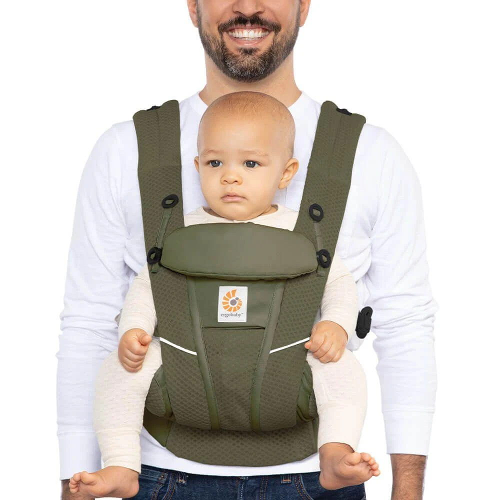 ERGOBABY nešioklė OMNI BREEZE, alyvuogių žalios spalvos, BCZ360POLIVE