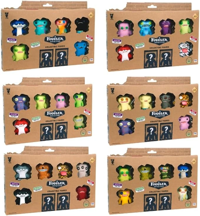 Pmi Kids World „Fuggler Monster“ kolekcinės figūrėlės, prabangios, 8 vnt. rinkinys, asortimentas, FG2070
