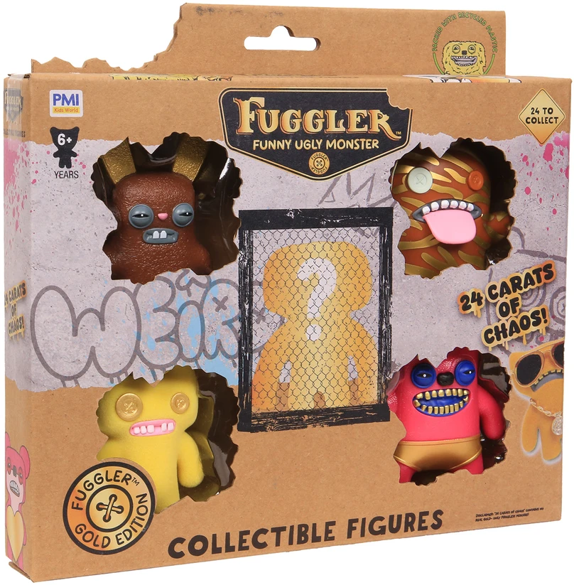Pmi Kids World FUGGLER S3 AUKSINIO LEIDIMO FIGŪRĖLĖS - 5 PRABANGIŲ DĖŽUTĖ (Asortimentas)