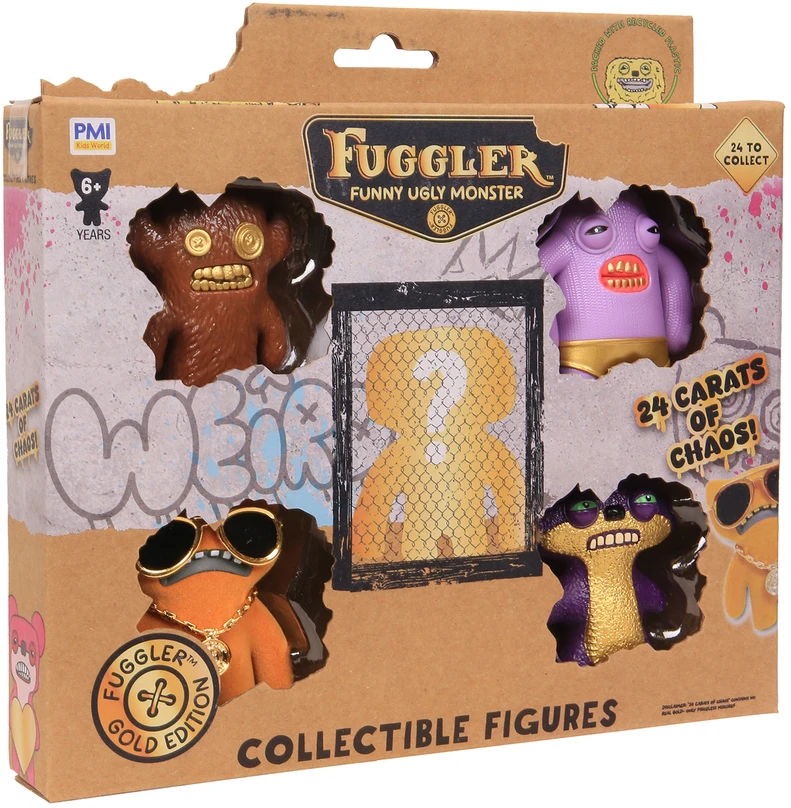 Pmi Kids World FUGGLER S3 AUKSINIO LEIDIMO FIGŪRĖLĖS - 5 PRABANGIŲ DĖŽUTĖ (Asortimentas)