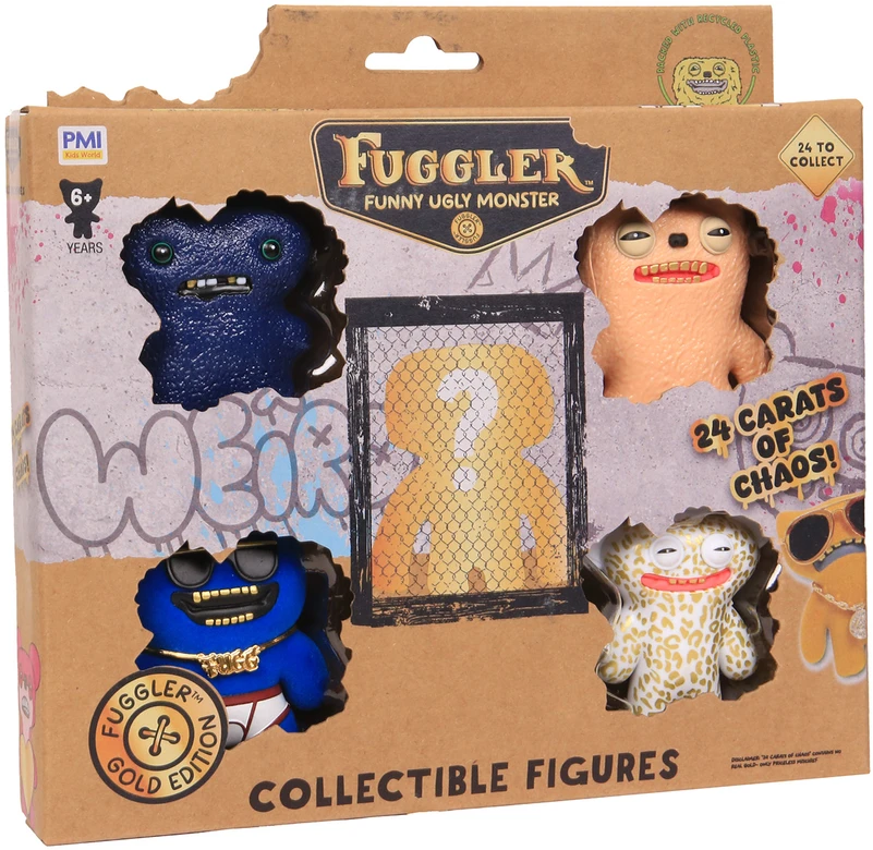 Pmi Kids World FUGGLER S3 AUKSINIO LEIDIMO FIGŪRĖLĖS - 5 PRABANGIŲ DĖŽUTĖ (Asortimentas)