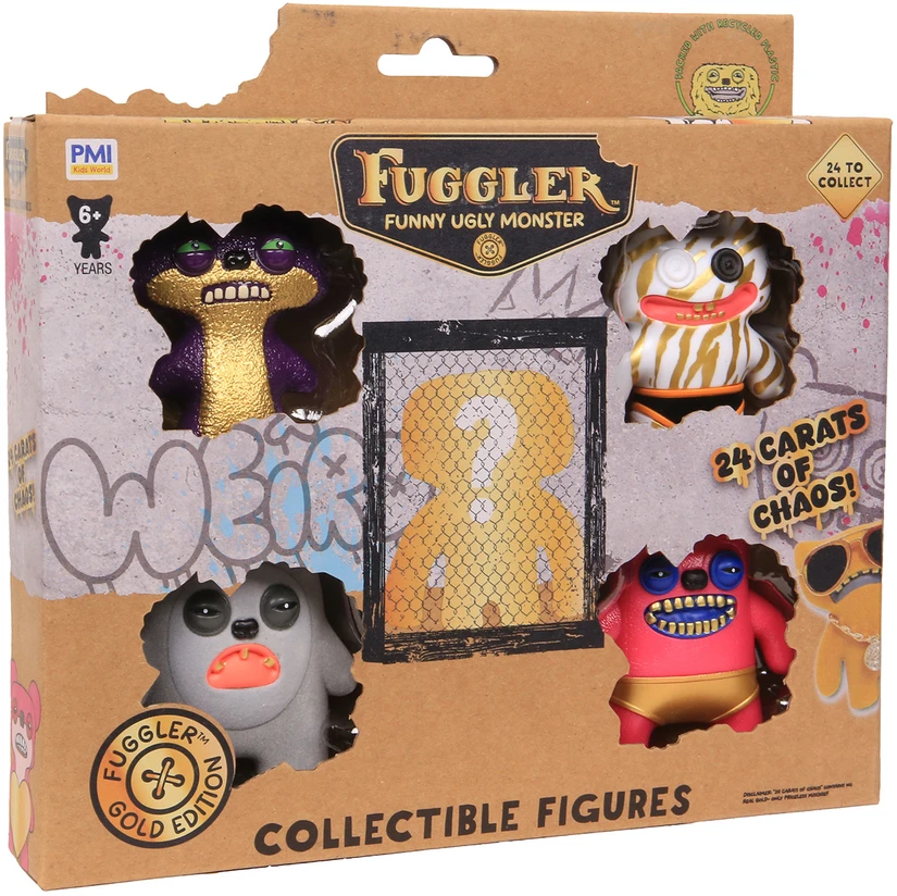 Pmi Kids World FUGGLER S3 AUKSINIO LEIDIMO FIGŪRĖLĖS - 5 PRABANGIŲ DĖŽUTĖ (Asortimentas)