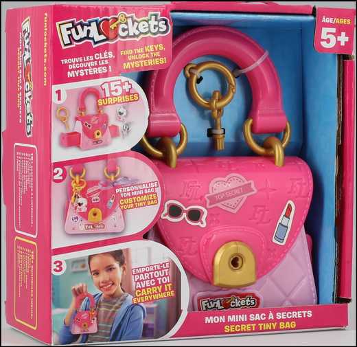 Diset Fun Lockets FUNLOCKETS Mažas paslapčių rankinukas, S22240