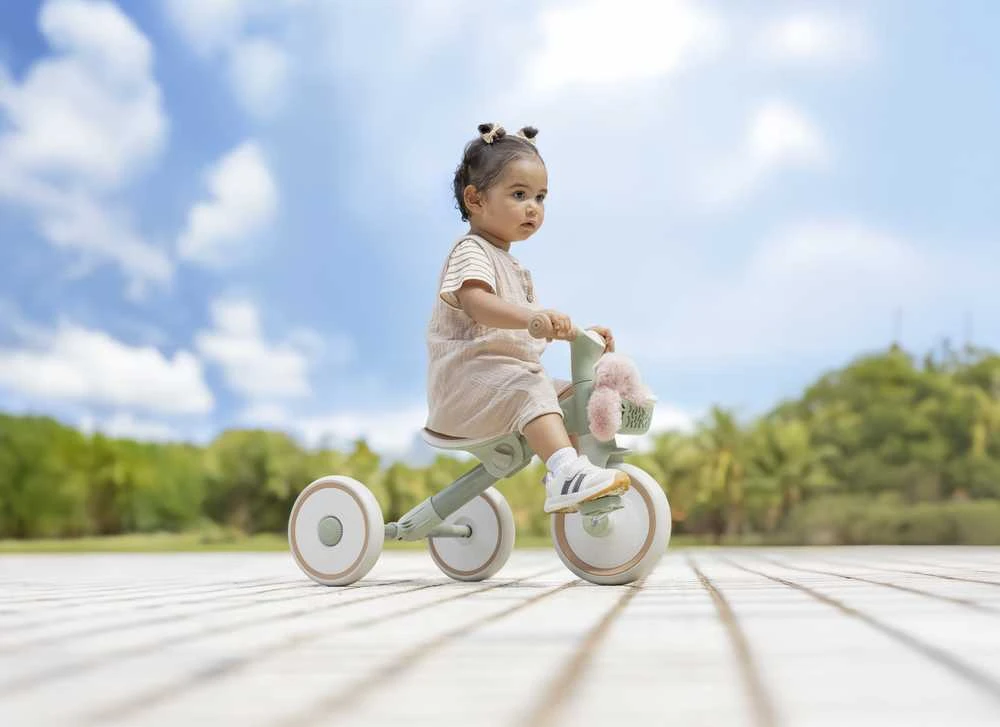 GLOBBER mokomasis triratukas Learning Trike, 2in1 Plus, pistacinis, 737-109