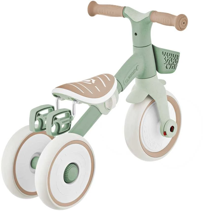 GLOBBER mokomasis triratukas Learning Trike, 2in1 Plus, pistacinis, 737-109