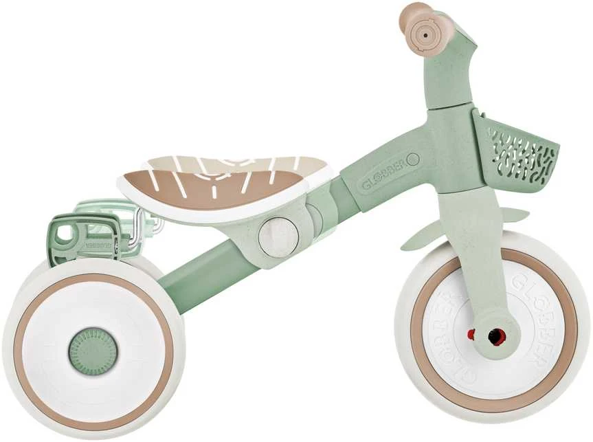 GLOBBER mokomasis triratukas Learning Trike, 2in1 Plus, pistacinis, 737-109