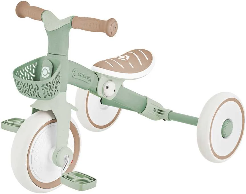 Globber Learning Trike 2in1 Plus pistacinis triratukas