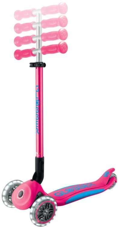 GLOBBER paspirtukas Elite Lights, fuksija, 439-610-3