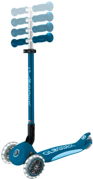 GLOBBER paspirtukas Elite Lights, mėlynas, 439-601-3