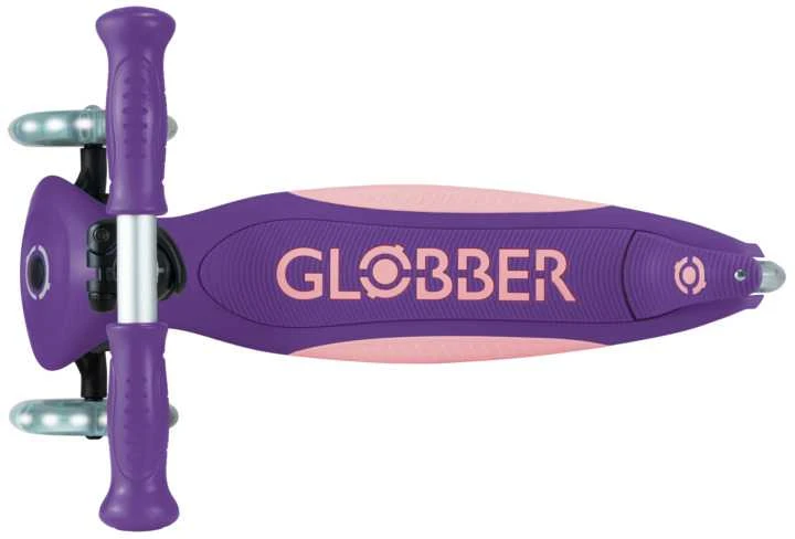 GLOBBER paspirtukas Elite Lights, violetinis, 439-603-3