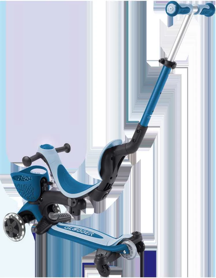 GLOBBER paspirtukas Go Up Baby Light 360, 3in1, mėlynas, 844-100