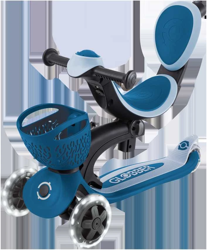 GLOBBER paspirtukas Go Up Baby Light 360, 3in1, mėlynas, 844-100