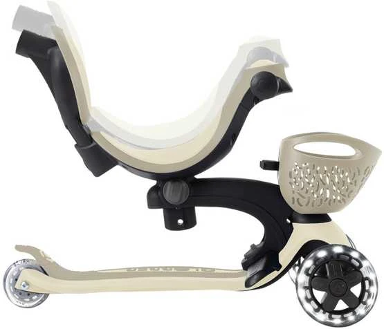 GLOBBER paspirtukas Go-Up Baby Lights 360, 3in1, spalva: ruda