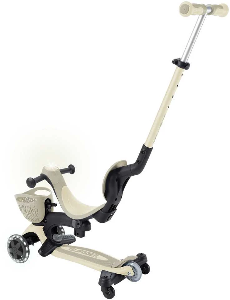 GLOBBER paspirtukas Go-Up Baby Lights 360, 3in1, spalva: ruda