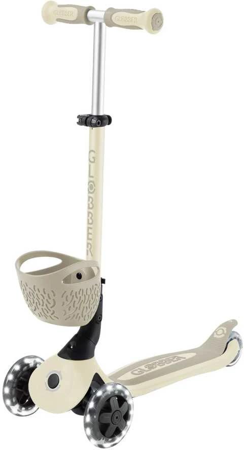 GLOBBER paspirtukas Go-Up Baby Lights 360, 3in1, spalva: ruda