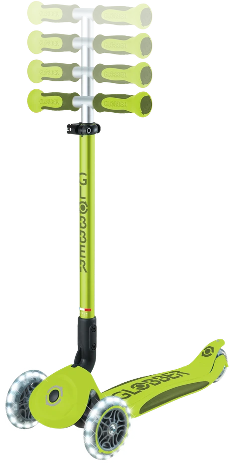 Paspirtukas GLOBBER Go Up Deluxe Lights, salotinis
