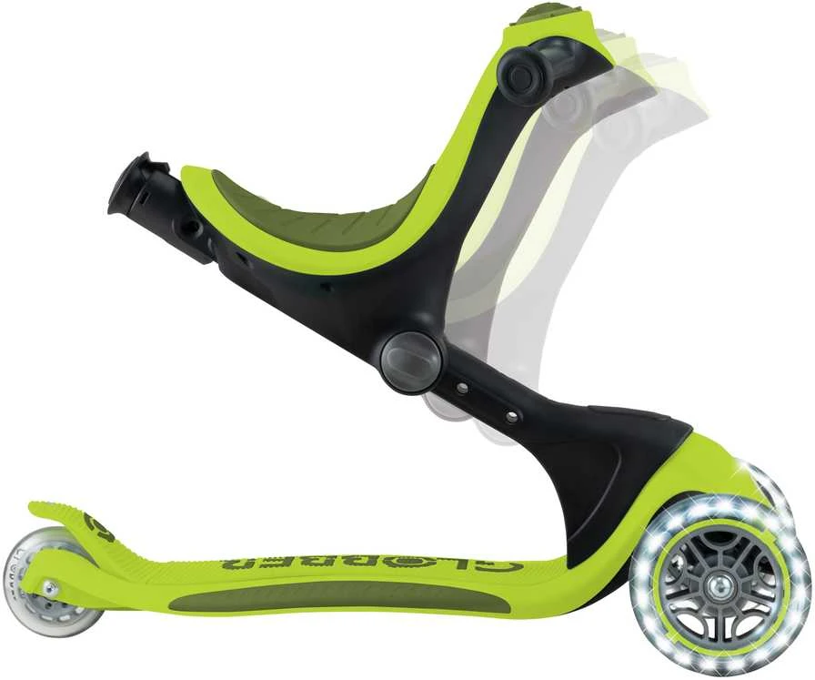 Paspirtukas GLOBBER Go Up Deluxe Lights, salotinis