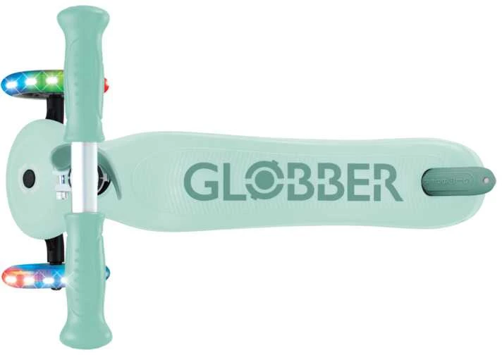 GLOBBER paspirtukas Go Up Sporty Lights 360°, mėtinis-pistacinis, 456-706 S