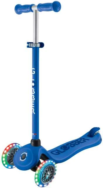 GLOBBER paspirtukas Go Up Sporty Lights 360°, tamsiai mėlynas, 456-600 S