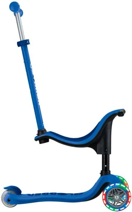 GLOBBER paspirtukas Go Up Sporty Lights, tamsiai mėlynas, 452-600-4 S