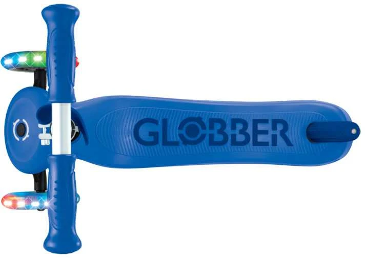 GLOBBER paspirtukas Go Up Sporty Lights 360°, tamsiai mėlynas, 456-600 S